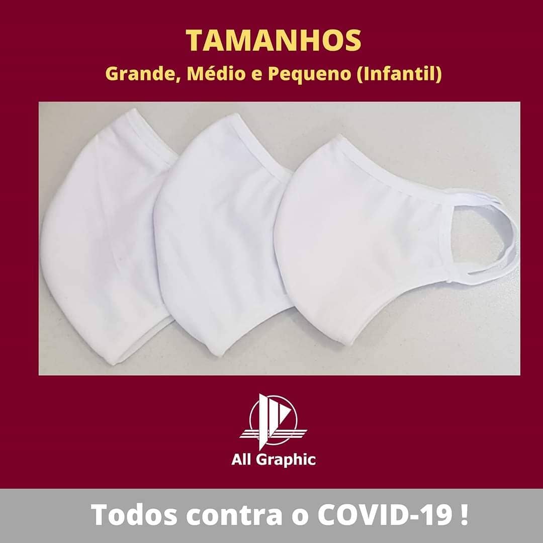Máscaras Personalizadas de Tecido Gráfica Rápida